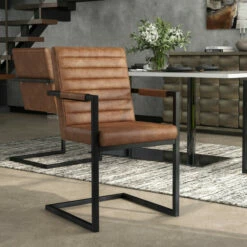 Best deal 🎁 Furniture Of America Vendrie Modern Upholstered Dining Chairs, Set Of 2 Brown 🎁