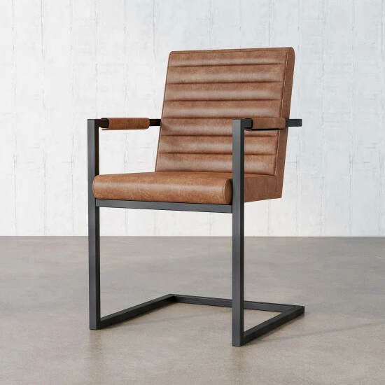 Best deal 🎁 Furniture Of America Vendrie Modern Upholstered Dining Chairs, Set Of 2 Brown 🎁 - Image 3