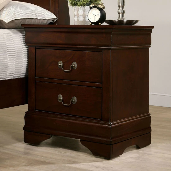 Buy 😉 Furniture Of America Lavina Transitional 2-drawer Nightstand Grey 🎉 - Image 4