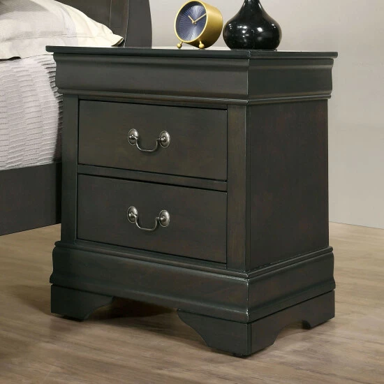 Buy 😉 Furniture Of America Lavina Transitional 2-drawer Nightstand Grey 🎉 - Image 7