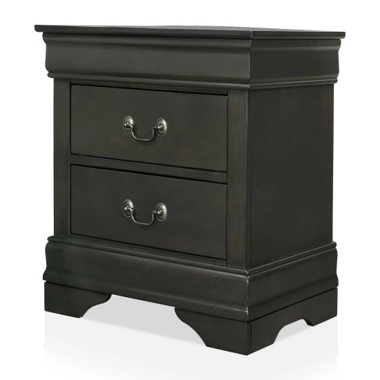 Buy 😉 Furniture Of America Lavina Transitional 2-drawer Nightstand Grey 🎉 - Image 8