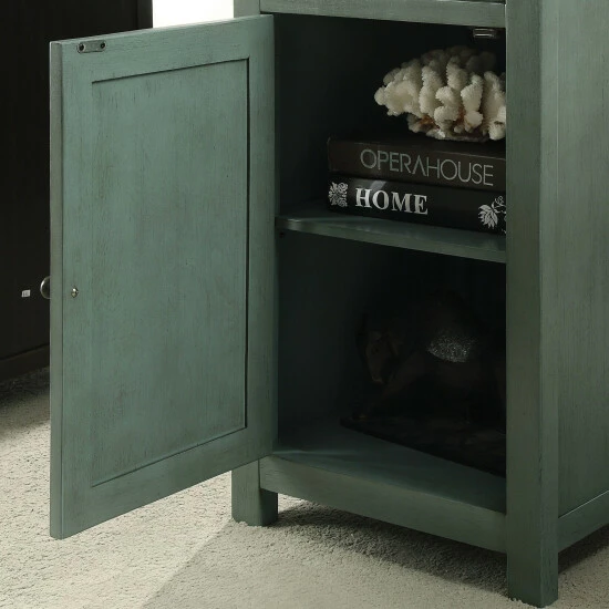 Best Sale 😀 Furniture Of America Kae Vintage 17-inch Solid Wood 1-drawer Side Table Antique White 👏 - Image 6