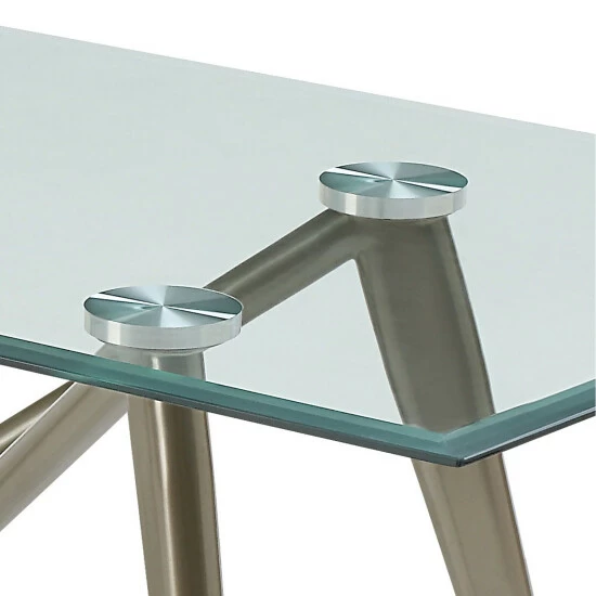 New ๐ Furniture Of America Oddsam Contemporary Champagne 48-inch Coffee Table ๐ - Image 4