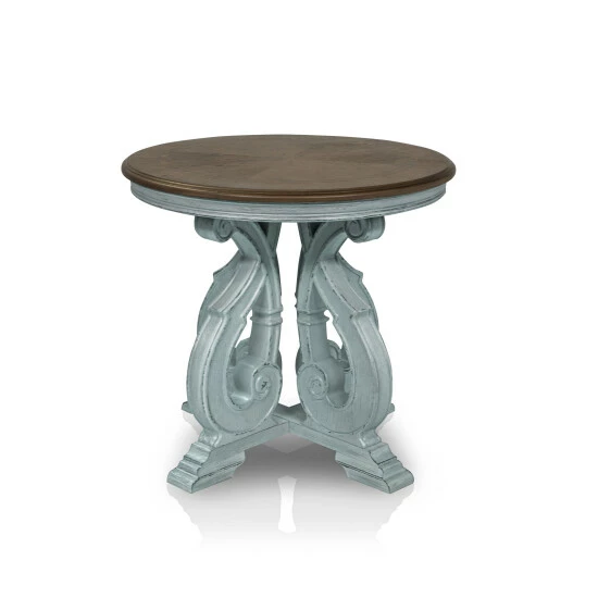 Best reviews of 🎉 Furniture Of America Roah Farmhouse Blue 3-piece Coffee Table Set 🔥 - Image 4