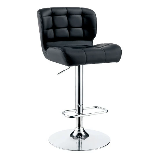 Buy β Furniture Of America Beas Contemporary Swivel Bar Chair (Set Of 2) Black π - Image 2