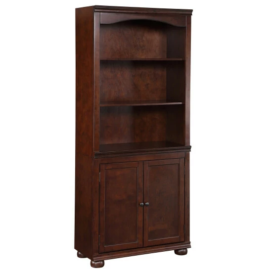 Top 10 👏 Omni Transitional 3-Shelf Bookcase With Cabinet By Furniture Of America Espresso 👍 - Image 3