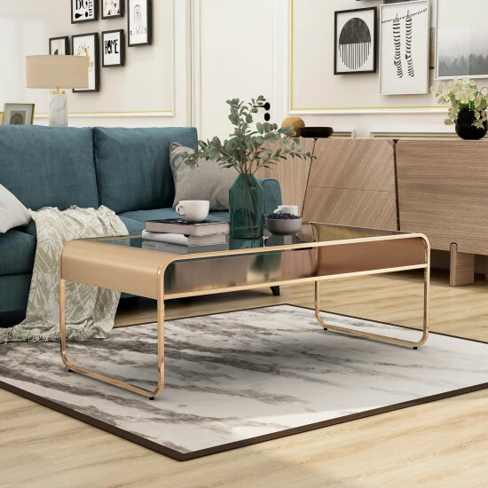 Coupon 🔥 Furniture Of America Watler Contemporary 48-inch 1-shelf Coffee Table Silver 👏 - Image 2