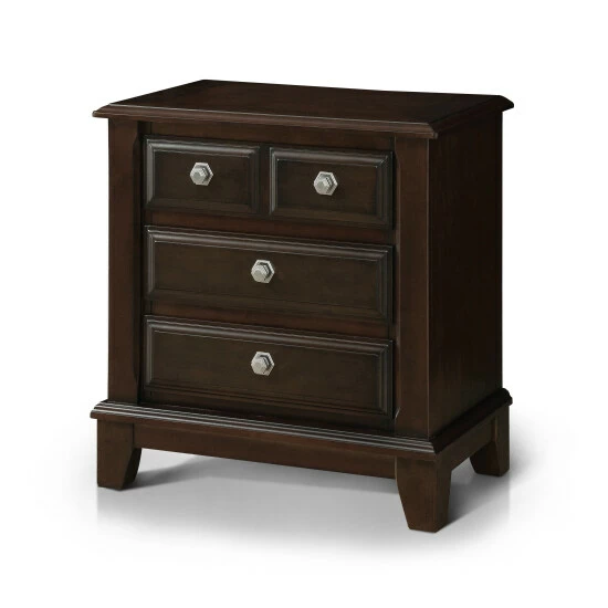 Top 10 🌟 Furniture Of America Hazelo Rustic Cherry Solid Wood Nightstand 🌟 - Image 4