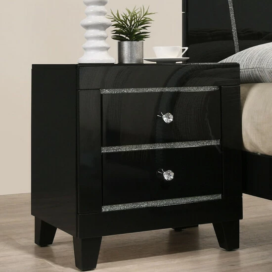 Budget 🤩 Furniture Of America Larking Contemporary 2-Drawer Nightstand White 👍 - Image 5