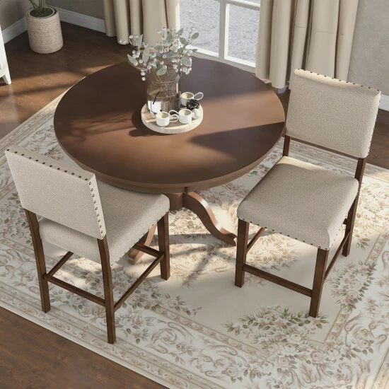 Flash Sale π Furniture Of America Verdorn Farmhouse Counter Height Chairs, Set Of 2 β€οΈ - Image 3