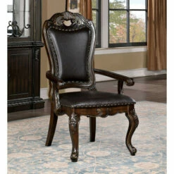 Best deal 👍 Furniture Of America Abeni Traditional Walnut Arm Chairs (Set Of 2) 😍