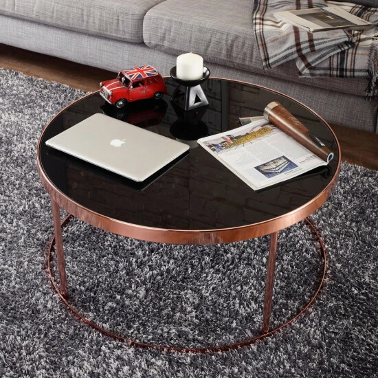 Deals ⌛ Furniture Of America Rosina Contemporary Rose Gold 32-inch Coffee Table 😀