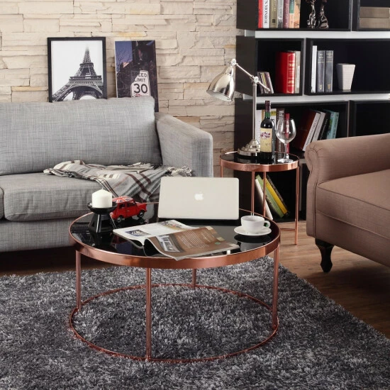 Deals ⌛ Furniture Of America Rosina Contemporary Rose Gold 32-inch Coffee Table 😀 - Image 2