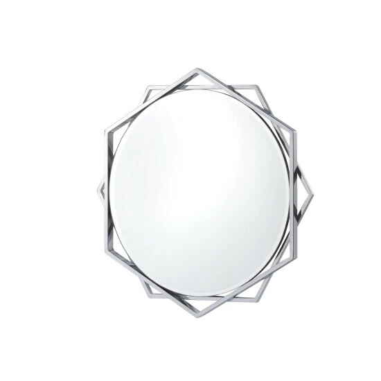 Budget 𧨠Furniture Of America Carson Carrington St Genies Metal Beveled Wall Mirror Champagne π₯ - Image 6