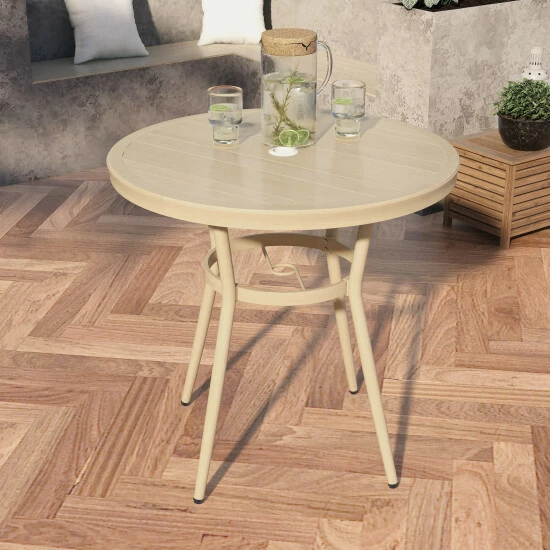 Outlet ✔️ Furniture Of America Ariel Natural Tone 32-inch Bistro Table 🔥 - Image 3