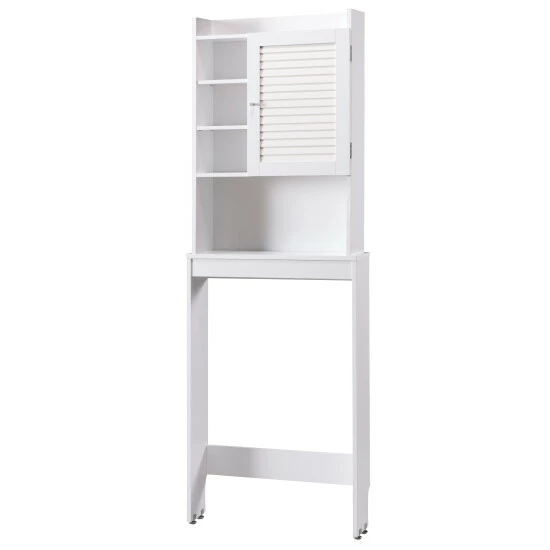 Best Pirce β€οΈ Furniture Of America Cula Modern White 7-shelf Space-saver Cabinet π - Image 4