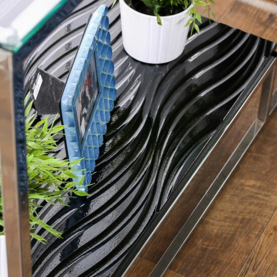 Buy 👍 Furniture Of America Deitie Modern 48-inch 1-shelf Chrome Sofa Table White ❤️ - Image 8