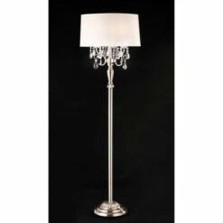 Cheapest 😉 Furniture Of America Kyla Contemporary Silver 62-inch Floor Lamp 🔔