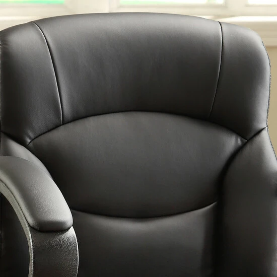 Coupon 🎉 Furniture Of America Dean Black Height Adjustable Ergonomic Desk Chair 🔔 - Image 3