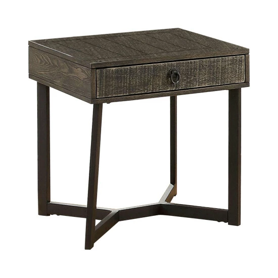 Discount 🛒 Furniture Of America Mini Urban Oak 48-inch 2-piece Accent Table Set ✔️ - Image 5