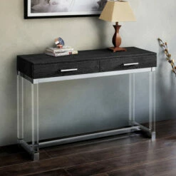 Best Pirce π₯° Furniture Of America Jill Modern 43-inch Crocodile 2-drawer Sofa Table Brown π