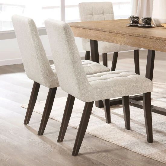 Cheapest ๐ Furniture Of America Castilla Beige Padded Side Chair, Set Of 2 - N/A ๐ฅฐ - Image 3