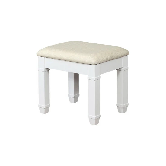 Cheapest ✔️ Furniture Of America Allison White 2-piece Wood Vanity Table Set 🥰 - Image 4