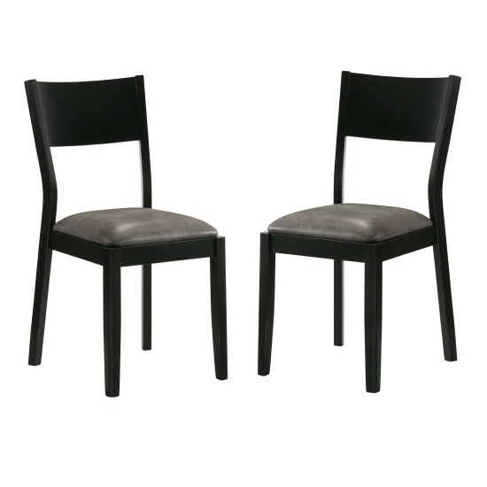 Best Sale ๐ Furniture Of America Balgona Grey Padded Side Chair, Set Of 2 - N/A โญ - Image 4