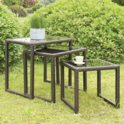 Buy 😀 Furniture Of America Viro Brown 28-inch Outdoor Nested Tables (Set Of 3) 🥰