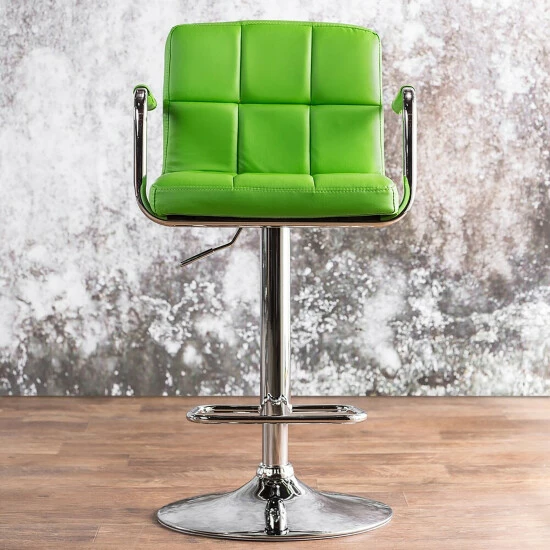 Hot Sale 👍 Furniture Of America Corvelli Adjustable Swivel Barstool (Set Of 2) Grey 🔔 - Image 4