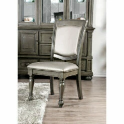 Wholesale ✨ Furniture Of America Tima Traditional Grey Side Chairs (Set Of 2) 🤩