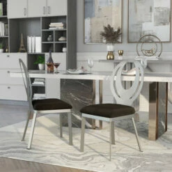 Best deal 🔔 Furniture Of America Heer Contemporary Black Dining Chairs (Set Of 2) 👍