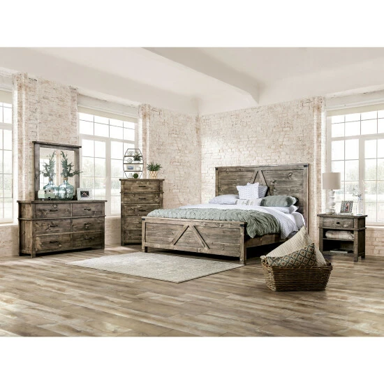 Coupon ๐ Furniture Of America Hamlyn Rustic Ash Brown 1-Drawer Nightstand ๐ฅฐ - Image 3