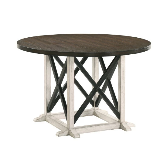 Flash Sale 🥰 Furniture Of America McFarlane Farmhouse Dark Walnut Dining Table 💯 - Image 4