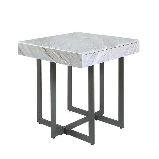 Cheap 😉 Granala Faux Marble Table Set With Drawers By Furniture Of America 🎉 - Image 6