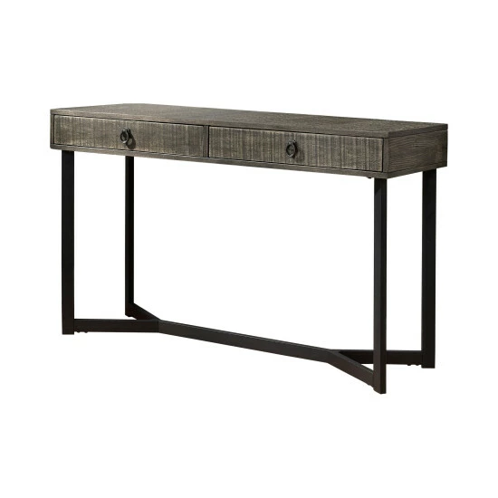 Best Sale ๐ฅ Furniture Of America Mini Oak 48-inch Solid Wood 2-drawer Sofa Table ๐ - Image 3