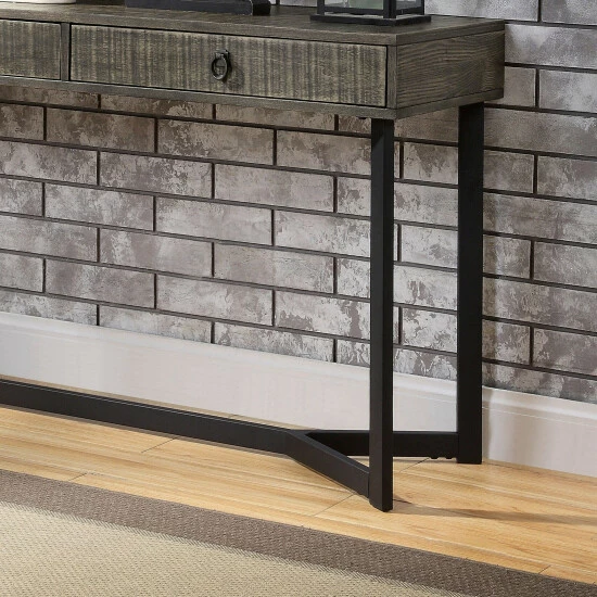 Best Sale ๐ฅ Furniture Of America Mini Oak 48-inch Solid Wood 2-drawer Sofa Table ๐ - Image 4