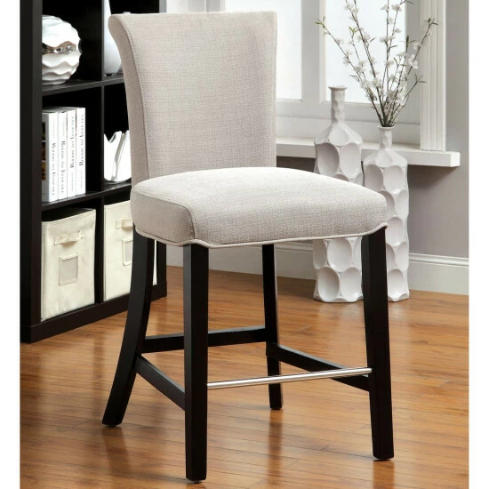 Flash Sale ๐ Furniture Of America Trak Modern Linen Upholstered Bar Chairs (Set Of 2) Green โจ