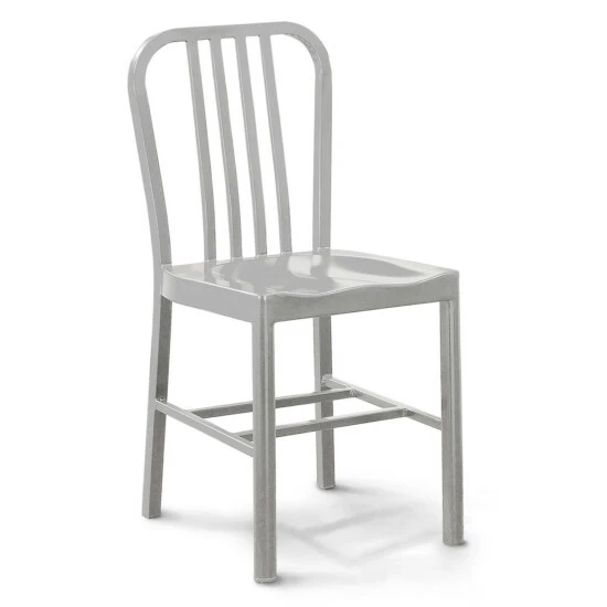 Flash Sale β Furniture Of America Wiz Modern Grey Metal Side Chairs (Set Of 2) Gun Metal π - Image 8