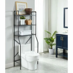 Wholesale 💯 Furniture Of America Kilrea Industrial Over The Toilet Shelf Organizer 👏