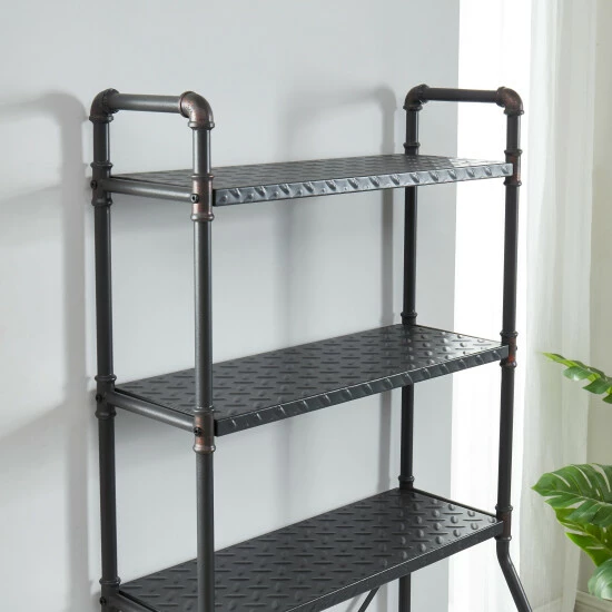 Wholesale 💯 Furniture Of America Kilrea Industrial Over The Toilet Shelf Organizer 👏 - Image 2