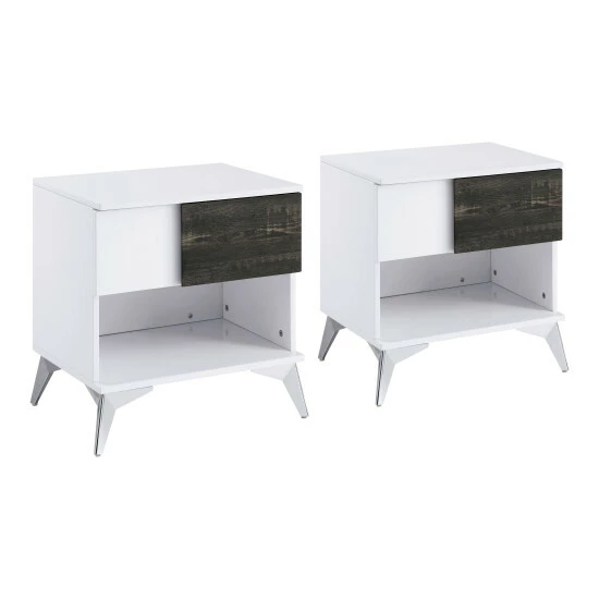 Coupon ๐ Furniture Of America Lennette White 22-inch 1-shelf Side Table (Set Of 2) โ๏ธ