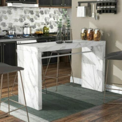 Best deal π Amereti 60" Faux Marble Counter Height Table By Furniture Of America π