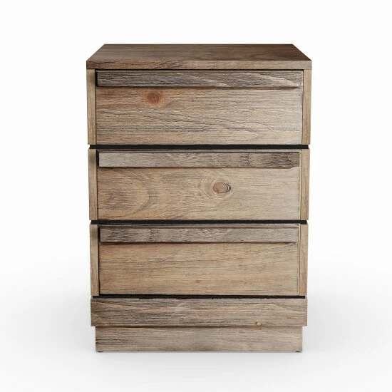 Best reviews of 🥰 Furniture Of America Emallson Rustic Natural Tone 3-drawer Nightstand 🧨 - Image 3
