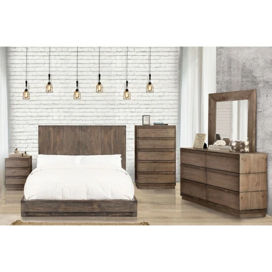Best reviews of 🥰 Furniture Of America Emallson Rustic Natural Tone 3-drawer Nightstand 🧨 - Image 6