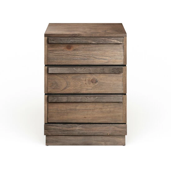 Best reviews of 🥰 Furniture Of America Emallson Rustic Natural Tone 3-drawer Nightstand 🧨 - Image 8