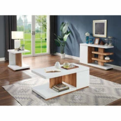 Best reviews of ✔️ Furniture Of America Harima White 47-inch 3-piece Accent Table Set 😍
