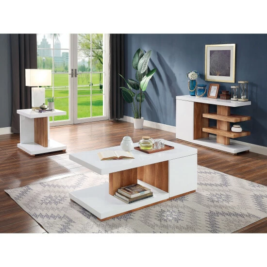 Best reviews of ✔️ Furniture Of America Harima White 47-inch 3-piece Accent Table Set 😍