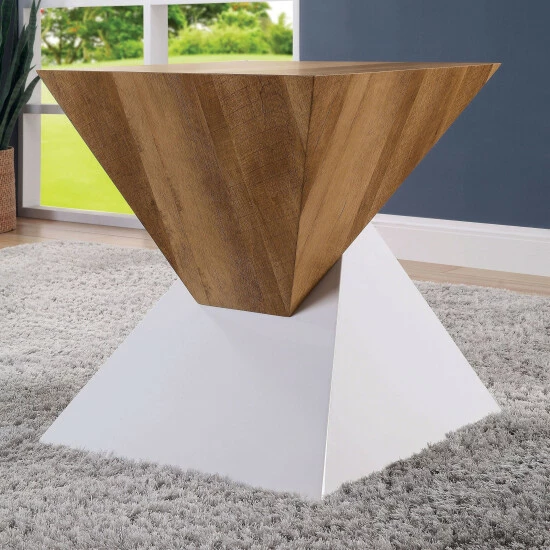 Cheapest ⌛ Furniture Of America Cath White 47-inch 3-piece Accent Table Set 🎉 - Image 4