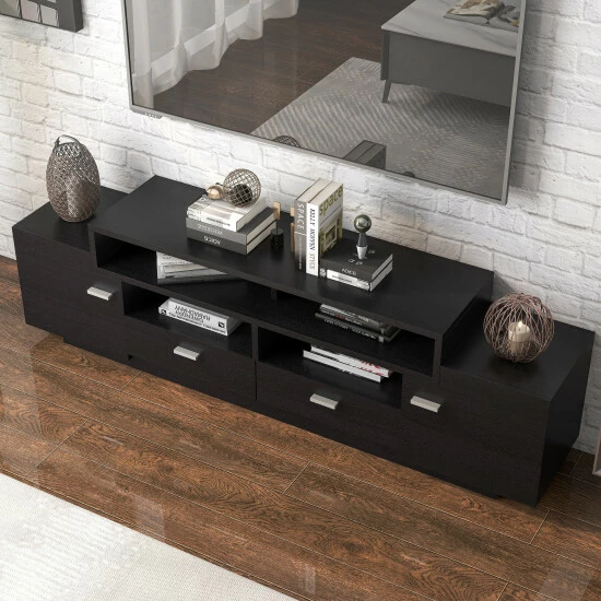 Coupon π₯ Furniture Of America Peyson 72-in. Multifunctional Storage TV Console Cappuccino π - Image 3
